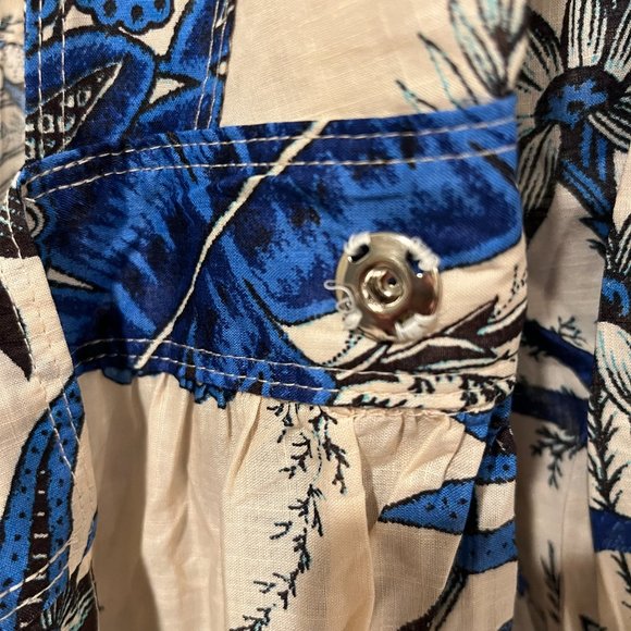 Banana Republic Stampa Cotton Wrap Dress (with pockets!) - Picture 6 of 6